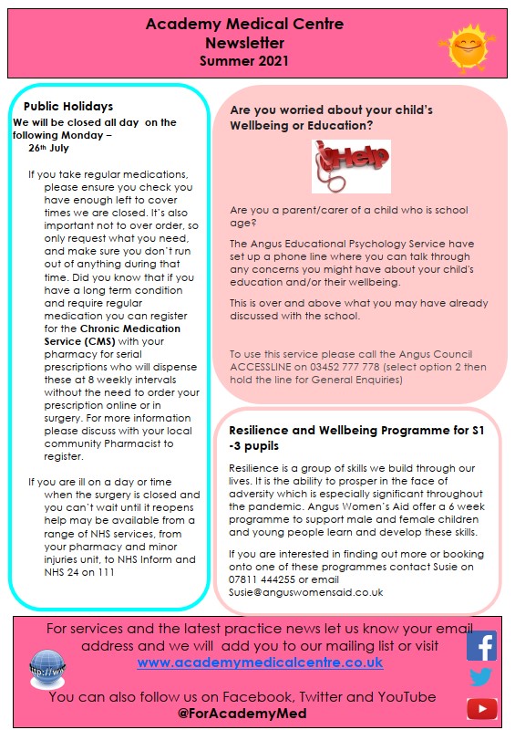 Summer Newsletter Cover