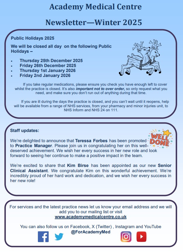 Winter Newsletter Cover