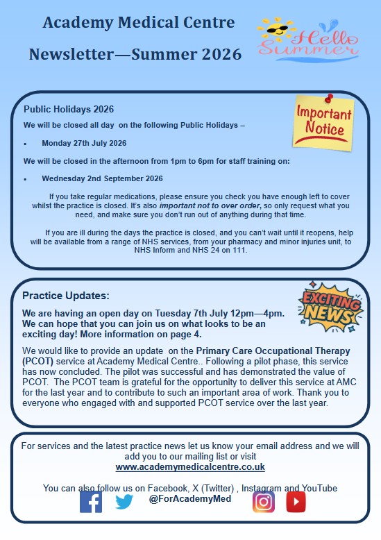 Summer Newsletter Cover